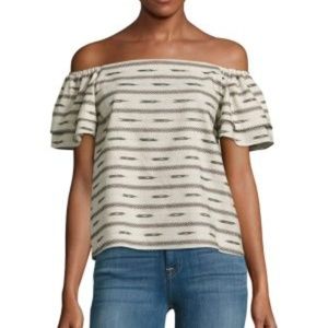 Alice + Olivia Loryn Embroidered Top